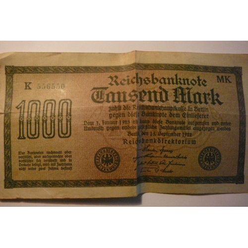 1000 Mark Reichsbanknote