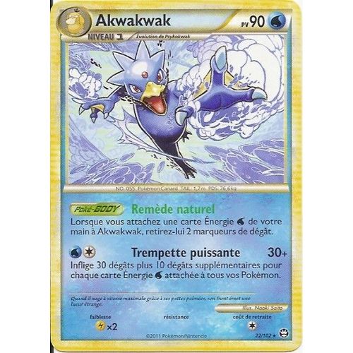 Akwakwak (22/102) - Pokemon Hs Triomphe