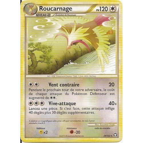 Roucarnage (29/102) - Pokemon Hs Triomphe