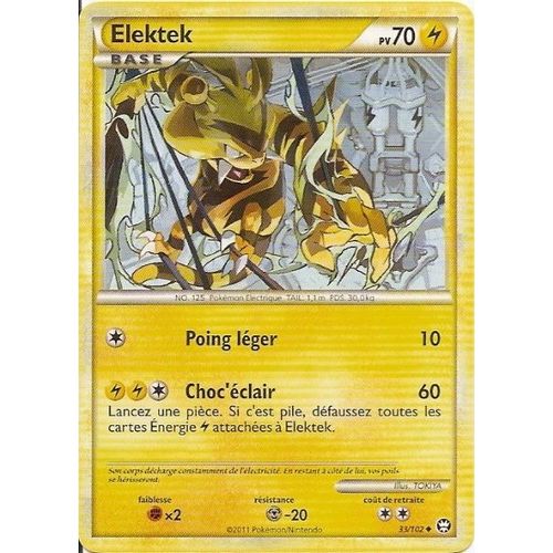 Elektek (33/102) - Pokemon Hs Triomphe
