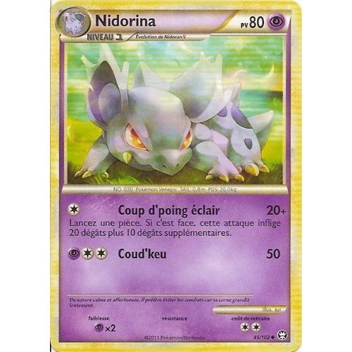 Nidorina (45/102) - Pokemon Hs Triomphe