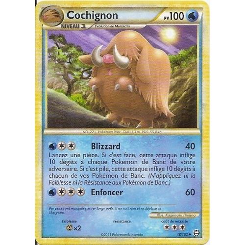 Cochignon (48/102) - Pokemon Hs Triomphe