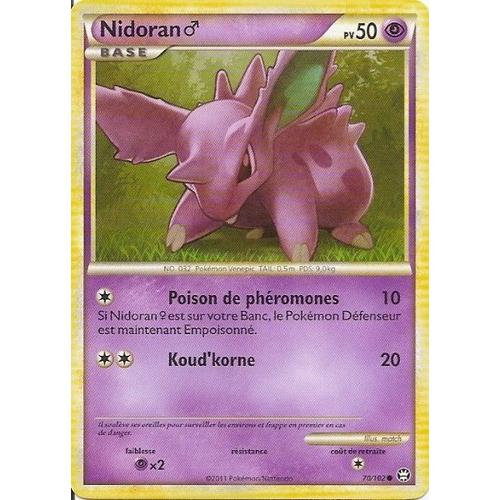 Nidoran M (70/102) - Pokemon Hs Triomphe