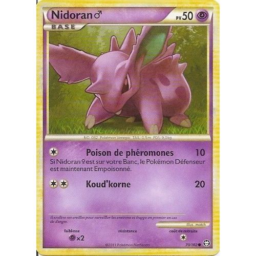 Nidoran M (70/102) - Pokemon Hs Triomphe