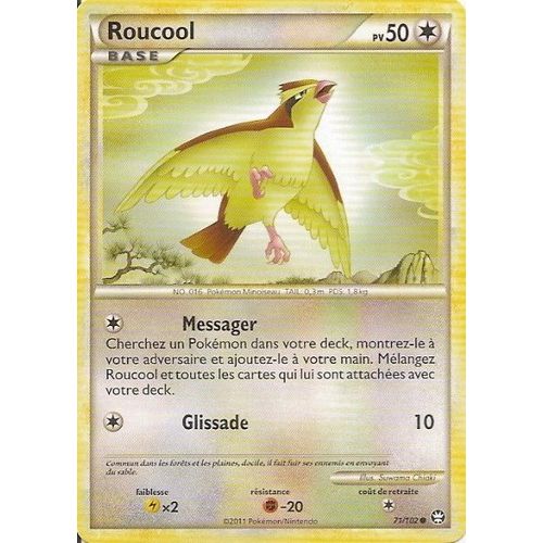 Roucool (71/102) - Pokemon Hs Triomphe