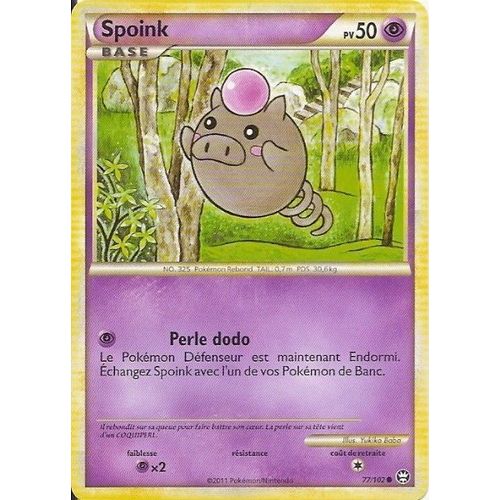 Spoink (77/102) - Pokemon Hs Triomphe