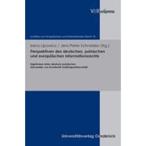 Perspektiven Des Deutschen /Informationsrechts