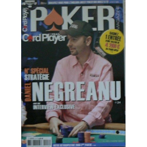 Poker Card Player  N° 8 : N° Special Strategie Avec Daniel Negreanu