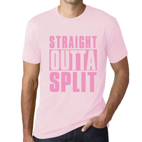 Homme Tee-Shirt Tout Droit Sorti De La Division - Straight Outta Split - T-Shirt Graphique Éco-Responsable Vintage Cadeau Nouveauté