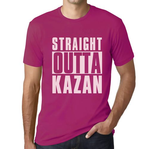 Homme Tee-Shirt Tout Droit Sorti De Kazan - Straight Outta Kazan - T-Shirt Graphique Éco-Responsable Vintage Cadeau Nouveauté
