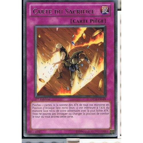 Carte Du Sacrifice - Yu-Gi-Oh! - Dp10-Fr029 - R