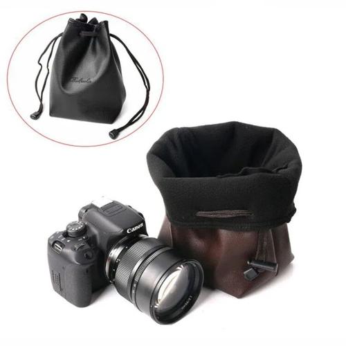 Étui étanche en cuir PU pour appareil photo housse en poudre pour Sony A7C A7SIII A7RII A7R MarkIII A7M3 A7III A7RIV A9 A6400 A6300 A6000