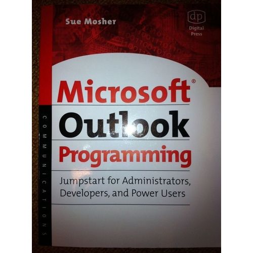 Microsoft Outlook Programming