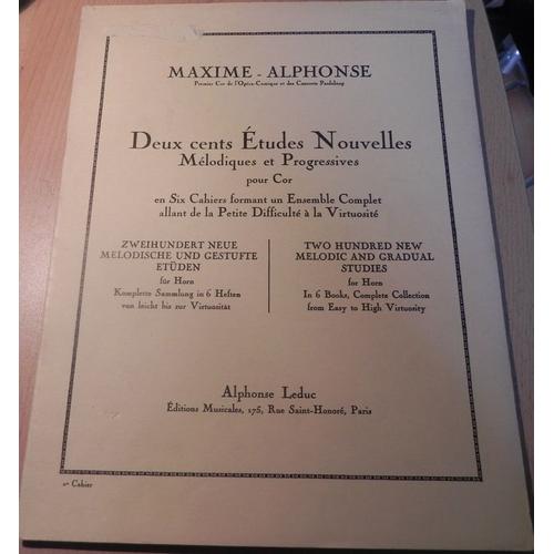 200 Etudes Nouvelles Cor Volume 2 : 40 Etudes Faciles