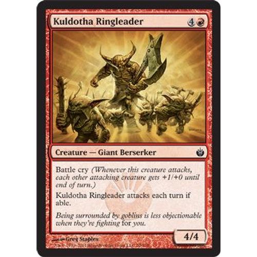 Meneur De Kuldotha - Magic Mirrodin Assiégé Vf