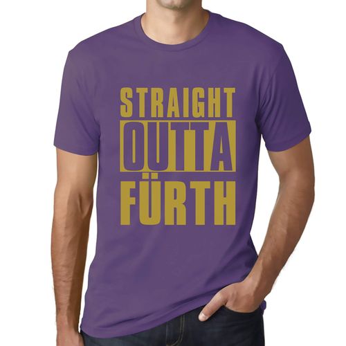 Homme Tee-Shirt Tout Droit Sorti De Fürth - Straight Outta Fürth - T-Shirt Graphique Éco-Responsable Vintage Cadeau Nouveauté