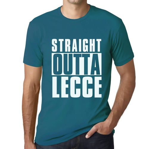 Homme Tee-Shirt Tout Droit Sorti De Lecce - Straight Outta Lecce - T-Shirt Graphique Éco-Responsable Vintage Cadeau Nouveauté
