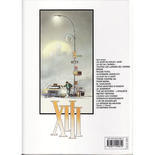 Xiii - Tome 11 - Trois Montres D'argent