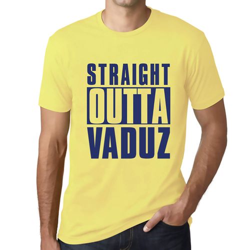 Homme Tee-Shirt Tout Droit Sorti De Vaduz - Straight Outta Vaduz - T-Shirt Graphique Éco-Responsable Vintage Cadeau Nouveauté