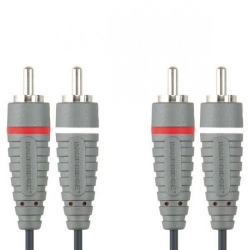Bandridge Blue - Câble audio - RCA mâle pour RCA mâle - 10 m - blindé