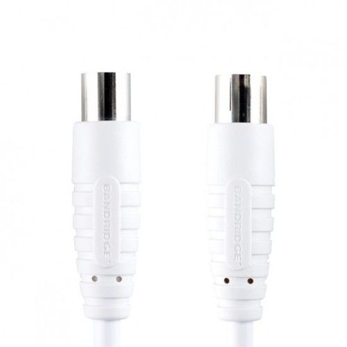 Bandridge Blue - Rallonge de câble d'antenne - 2 m - coaxial - 90 dB - blanc