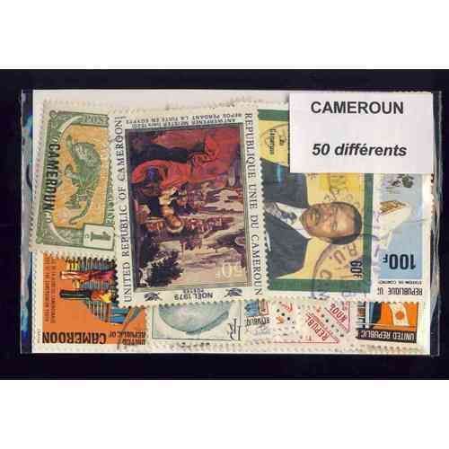 Lot De 50 Timbres Du Cameroun Tous Différents