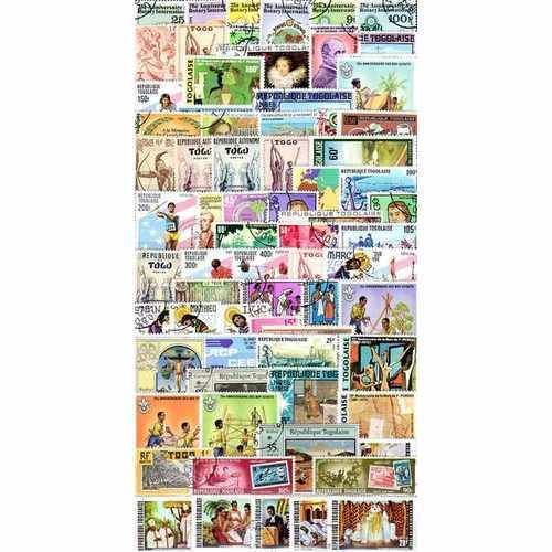 Togo 50 Timbres Tous Differents