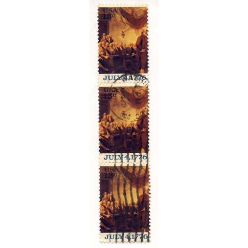 Timbre U S A, 4 Juillet 1776, 13 Cents, Oblitéré
