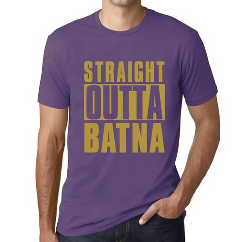 Homme Tee-Shirt Tout Droit Sorti De Batna - Straight Outta Batna - T-Shirt Graphique Éco-Responsable Vintage Cadeau Nouveauté