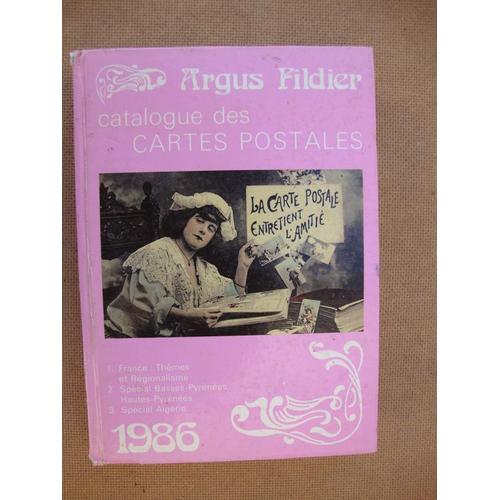 Argus Fildier Catalogue Des Cartes Postales 1986