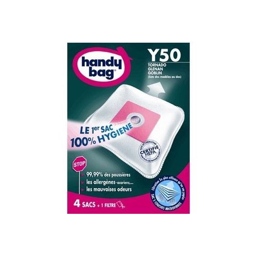 Sac Aspirateur HANDY BAG Y50 (x4 + 1 Filtre à air)