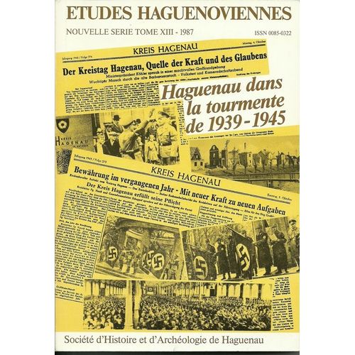 Haguenau Dans La Tourmente De 1939-1945