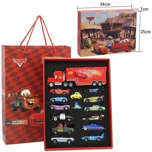 Disney Pixar 3-Modèle De Voiture En Métal Moulé Sous Pression Mater Champion Jackson Unmuntruck Jouets D'anniversaire Pour Garçon Coffret Cadeau