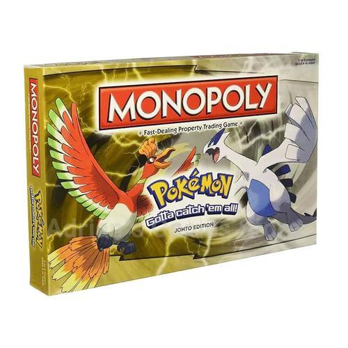 Jeu De Société Pokemon Monopoly Johto And Oke To Edition Version Anglaise Jeu De Fête En Famille Jouet Cadeau Pour Enfants