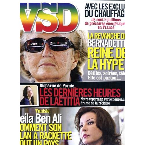 Vsd  N° 1744 : B.Chirac/ Ribery/ Bogdanov/ L.Ben Ali/ Laetita-Pornic/ Macao-Jeu/ Inde-Miel/ Boon/ Sanson/ P.Katerine/ Ruby-Italie/ Afghanistan Tv