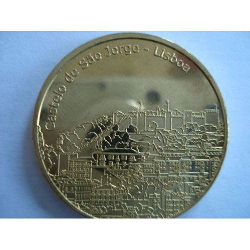 Médaille Officielle Du Chateau Sao Jorge De Lisbonne