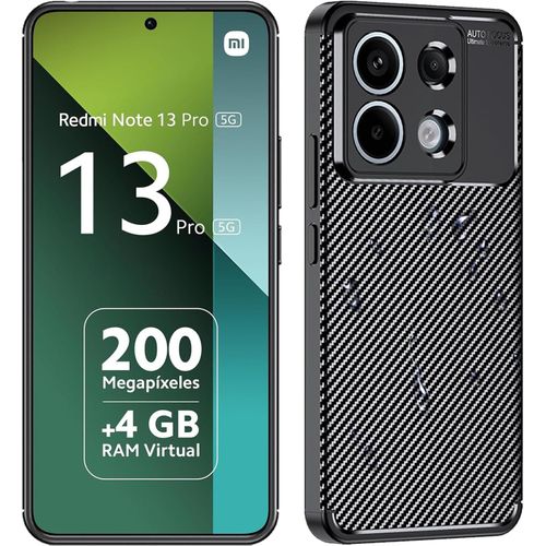 Coque Protection Brossée Noire Pour Xiaomi Redmi Note 13 Pro 4g Souple Antichoc Xeptio