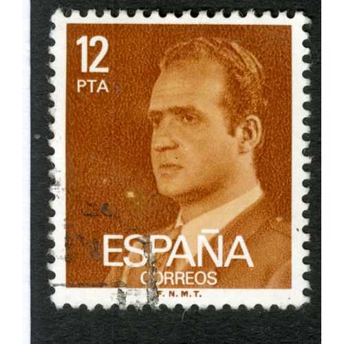 Timbre Oblitéré Espana, Correos, 12 Pta