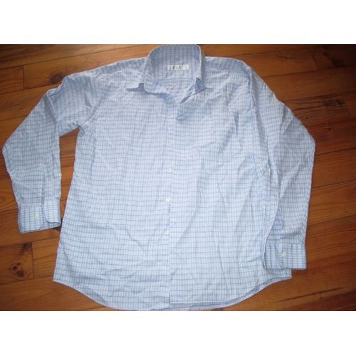 Chemise Carven Bleue  Taille 42 À Carreaux