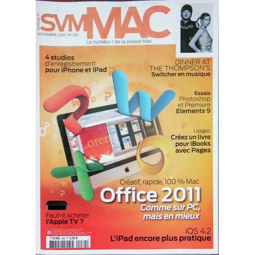 Svmmac  N° 232 : Office 2011 Comme Sur Pc, Mais En Mieux