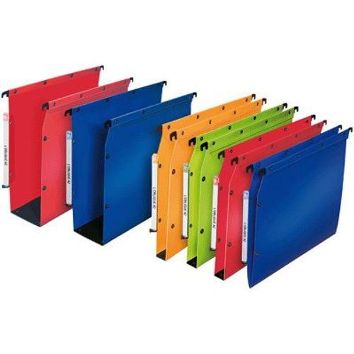 Dossier Suspendu Armoire Polypropylene D50 Rouge Cerise - Paquet De 10