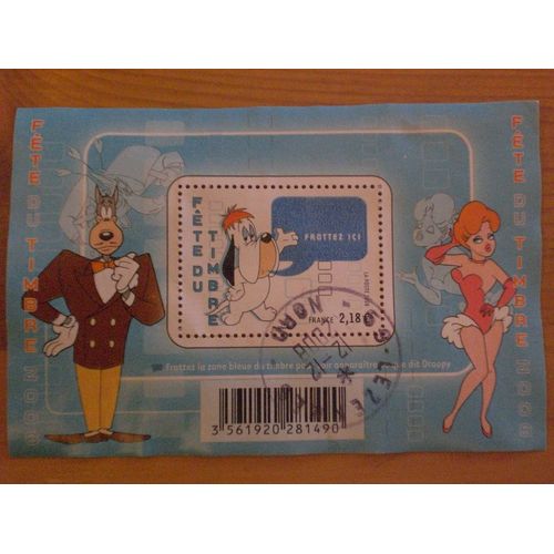 Timbre Looney Tunes - Le Loup, La Pin Up, Droopy.