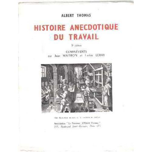 Histoire Anecdotique Du Travail