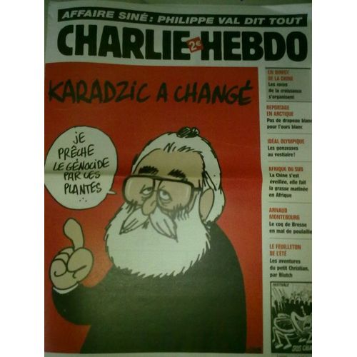Charlie Hebdo  N° 841 : Affaire Siné : Philippe Val Dit Tout