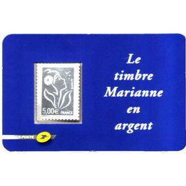timbre Marianne en argent 999 millièmes timbre Marianne en argent 999 millièmes Timbre marianne en