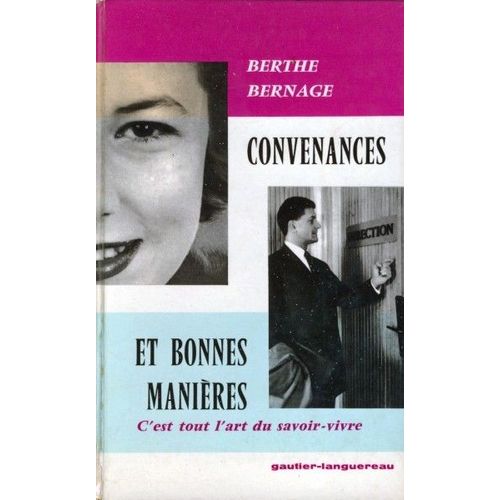 Convenances Et Bonnes Manieres Convenances Et Bonnes Manieres