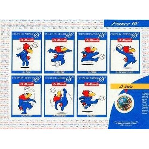 Feuillet Footix 1998 Coupe Du Monde De Football