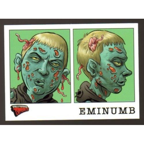 Topps - Hollywood Zombies - Glow-In-The-Dark Mug Shots N°6 - Eminumb