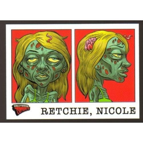 Topps - Hollywood Zombies - Glow-In-The-Dark Mug Shots N°3 - Retchie Nicole