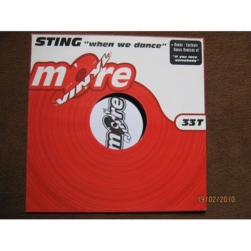 When We Dance - Maxi 45 Tours - France